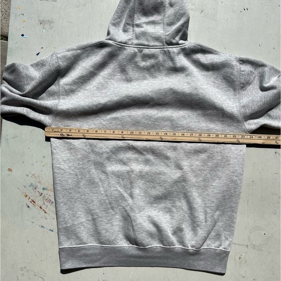 Men's San Francisco Hoodie Gray Spell-Out XL West Coast CA Pocket Bay Wharf City - Picture 11 of 14